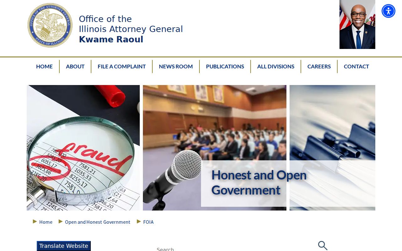 Will County residents directory Illinois FOIA guidance